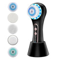 IPX7 Facial Cleansing Brush Waterproof Face Scrubber Electric Face Brush for Exfoliating and Deep Cleansing