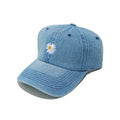 Wholesale Hot Sale Custom Logo Embroidery 6 Panel Curved Brim Cotton Denim Korean Style Gorras Sports Hat Baseball Cap