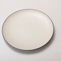 Newly Launched Custom Color Matte Roun Dessert Serving Dinner Plate Reusable Melamine Plastic Matte Dinner Plate for Restaurant