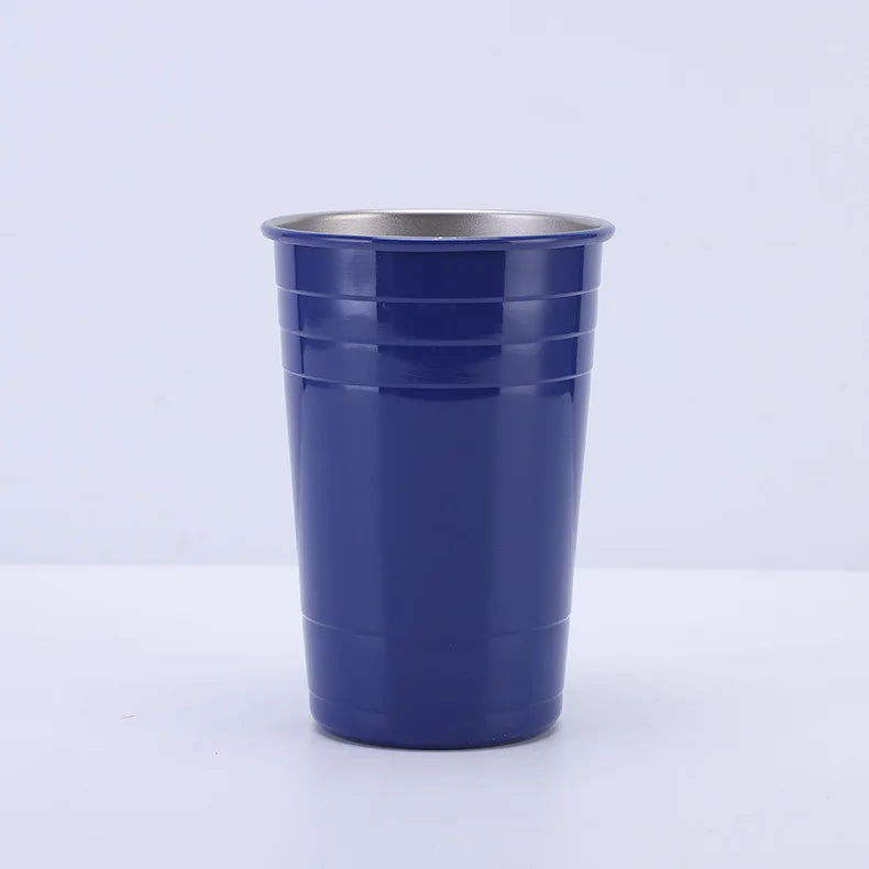FX Factory 450ml Stainless Steel Vacuum Insulated BPA Free Leak-Proof Pint Cups Water Tumblers Chilling Beer Glasses Travel Mug
