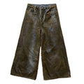 DENIMGUYS Custom Dirty Mud Washed Jeans Men Frayed Hem Baggy Loose Denim Mens Hip Hop Retro Y2k Men's American Jeans