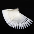 High Quality Ballerina 50pcs Nail Tips Nail Gel Polish Color Chart With Ring for Nail Display Book