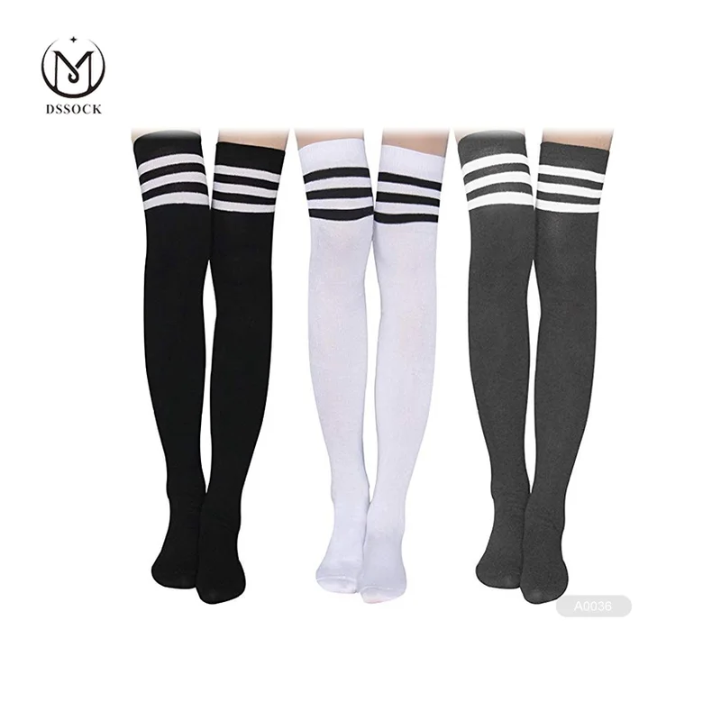 DS- A202 Football Thigh High Socks extra Long Soccer Socks Over the Knee Sports Socks