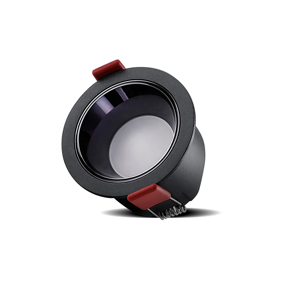 Gledopto Zigbee PRO RGB+CCT  6W Black Mini LED Downlight Led Downlight Square Product Zigbee Ceiling Downlight