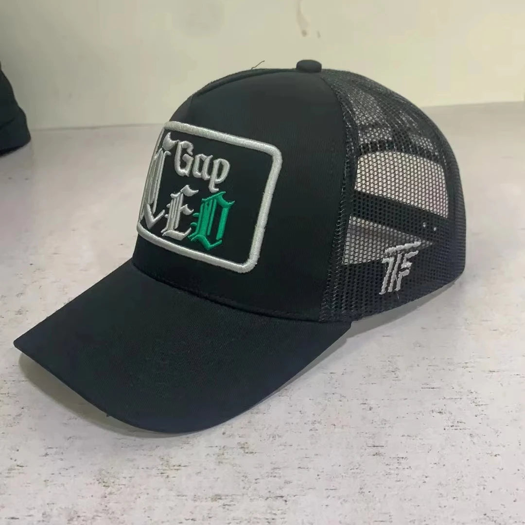 Main Products 5 Panel a Frame Hat 100% Cotton Trucker Cap Promotional Baseball CapSnapback Trucker Hat