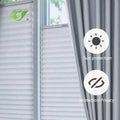 Tool-Free Cordless Pleated Shades Light Filtering Top Down Bottom up Pleated Blinds for Window