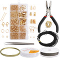 LIVE4U  Accessories Set Jewelry Findings Tools Earring Necklace Material Pliers for DIY Jewelry Making Kit