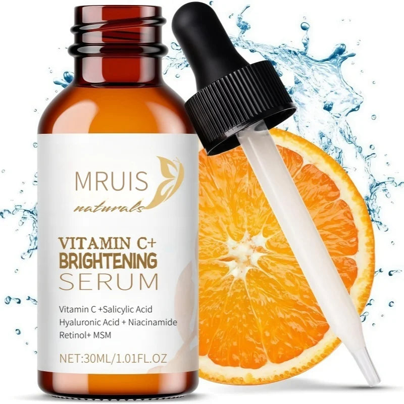MRUIS Vegan Vitamin C Serum Anti-Aging & Anti-Wrinkle Skin Care Rejuvenating Whitening & Cruelty Free Custom Logo Serum Vc
