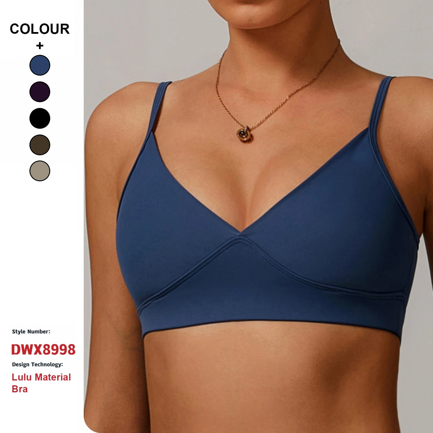 Custom High-Quality Sustainable Fabric Quick-Drying Yoga Bras Gym Running Sports Bras Women Tight-Fit Quick-Drying Fitness Tops