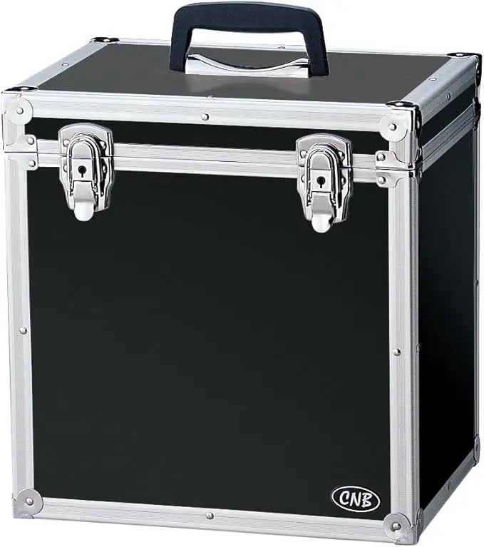 Luxury Portable LP Carry Case Vinyl Record Storage Box with Handle Album Storage Case