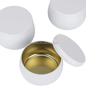 Wholesale Popular Tinplate Candle Jars Bulk Empty 4oz/8oz Label/Silkscreen Printing Craft Supplies for Candle Making