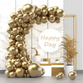 103pcs Chrome Gold Latex Balloon Garland Arch Kit Golden Balloons for Wedding Graduation Party Decoration Backdrop Globos Decor