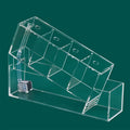 ZOOBAM Creative LED Light Aquarium Small Acrylic Square Desktop Fish Tank Rectangle Plastic Accessory