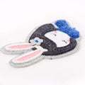 Custom Women's Rabbit Embroidered Pajamas Casual Dresses with Cartoon Animal Kids Variability Jacks Patches