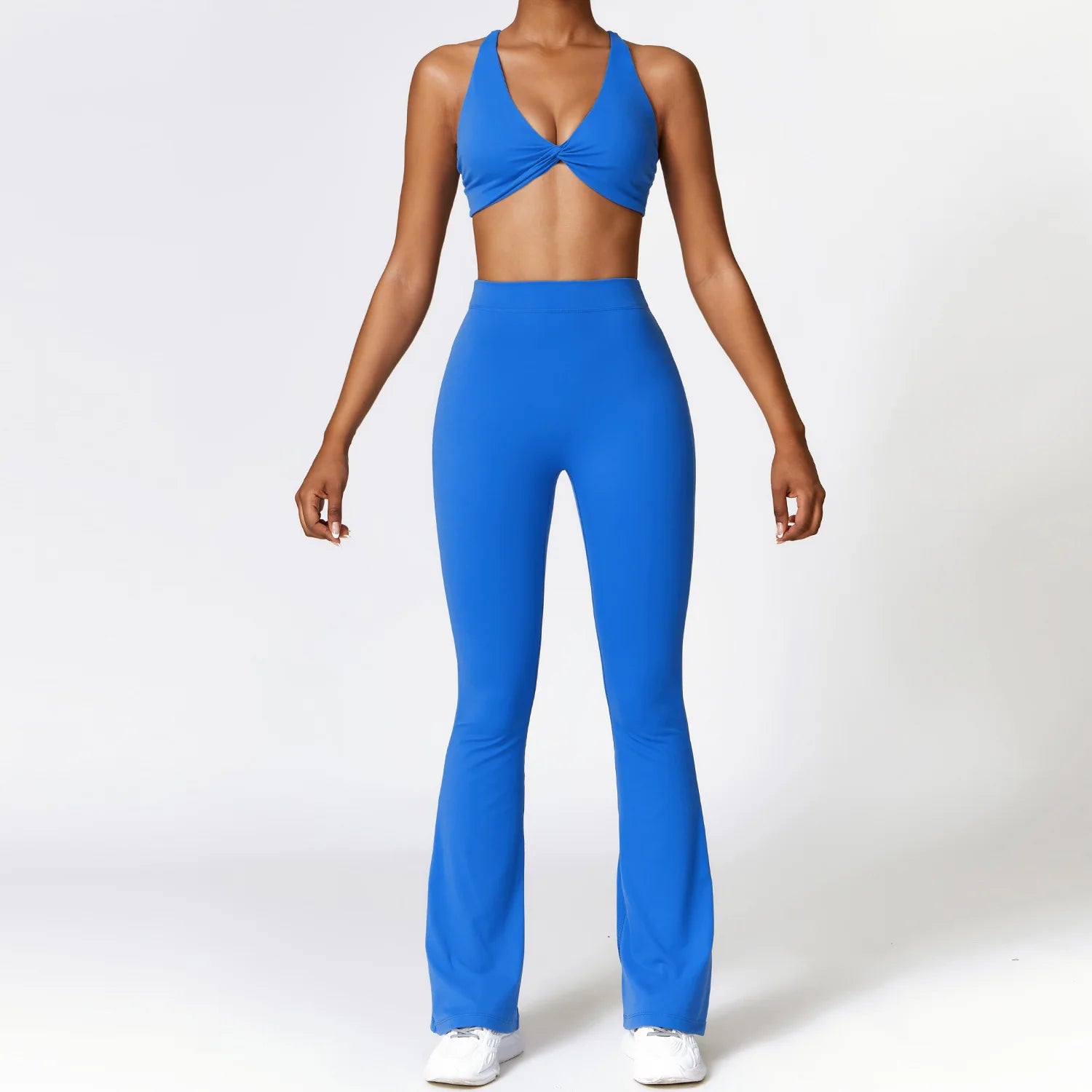 GZZC-TZ8449 New Arrival Hot Sale Women's Fashion Yogasuit Ladies Fashion Design Sportswear Fitness Gym Wear Sets