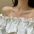 Simple Metal Love Heart Pendant Necklace Thin Chain Heart Pendant Necklace for Women Girls
