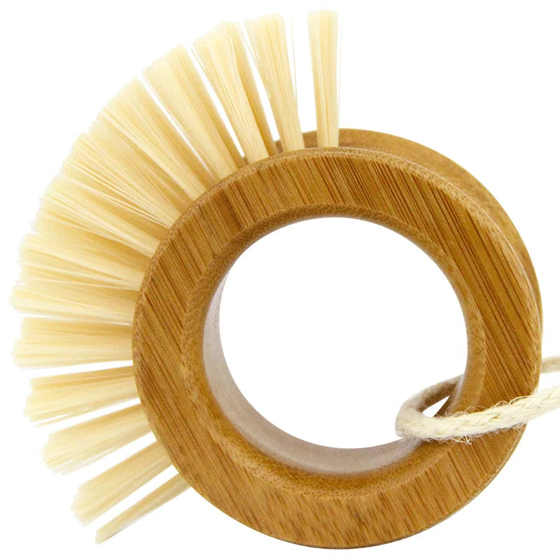 Factory Direct Wood Dish Brush Household Kitchen Dishwashing Cleaning Brush Fruit Vegetable BrushES