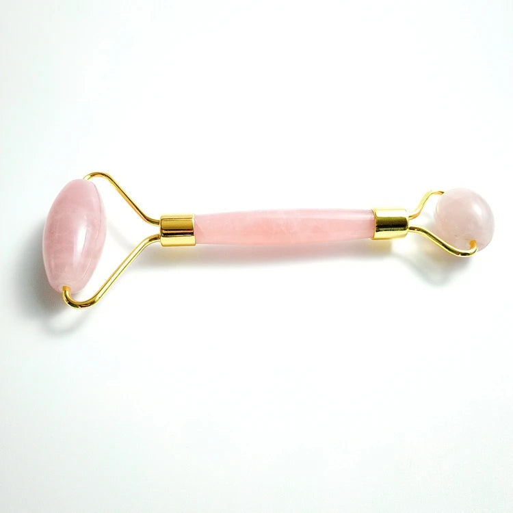 2026 Crystal Healing Best Selling Rose Quartz Massager Roller Jade Roller for Facial Massage