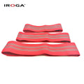 Iroga Fitness Latex Fabric Hip Circle Band Booty Resistance Loop Durable High Elastic Hot Sell MegaBDM