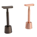 D663 RTS Men's Shaving razor with Stand&holder Double Edge razor Blade Zinc Alloy Safety razor