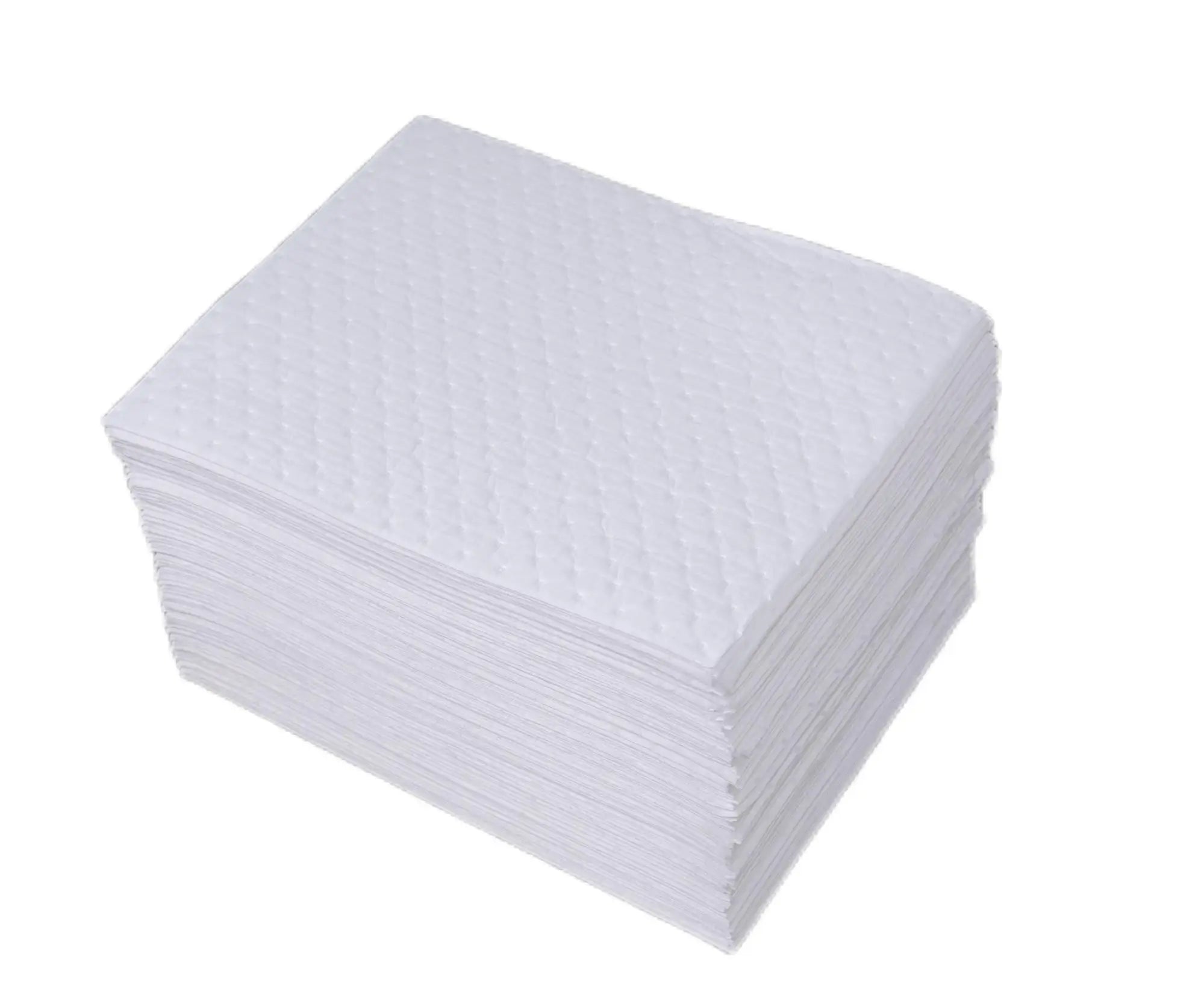 Oilspillpro Dimpled Tearable 100pp Oil Absorbent Spill Kit Industrial Absorbing Sheets and Pads Absorbent Mat