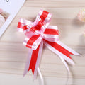Satin Decorated Eco-Friendly PP Plastic 100% Polyester Ribbon Pull Bows for Wedding & Christmas Parties