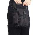AYPPRO Tactical Motorcycle Drop Leg Thigh Bag Canvas Zipper Waterproof Sports Cycling Racing Pouch Camo Logo Outdoor MegaBDM