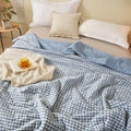 Wholesale Hotel Set Embroidered Organic Quilt Cover 100% Polyester Comfortable Bed Sheet Quilted Fabric for Home Use