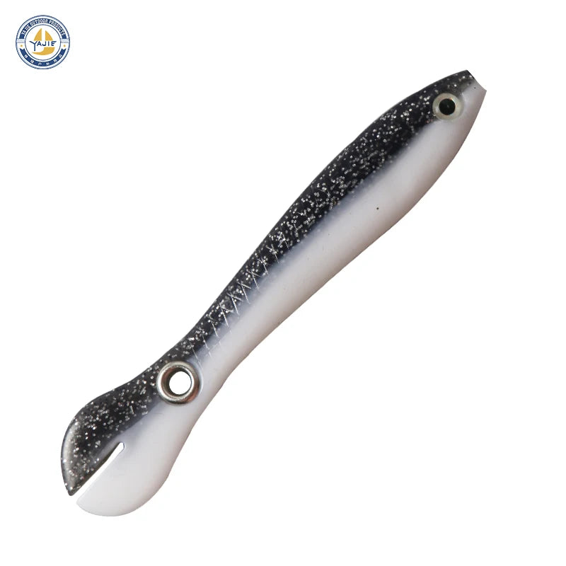 10cm 6g Loach Simulation Wobble Tail Lure Silicone Small Loach Bait Artificial Baits Soft  Fishing Lure