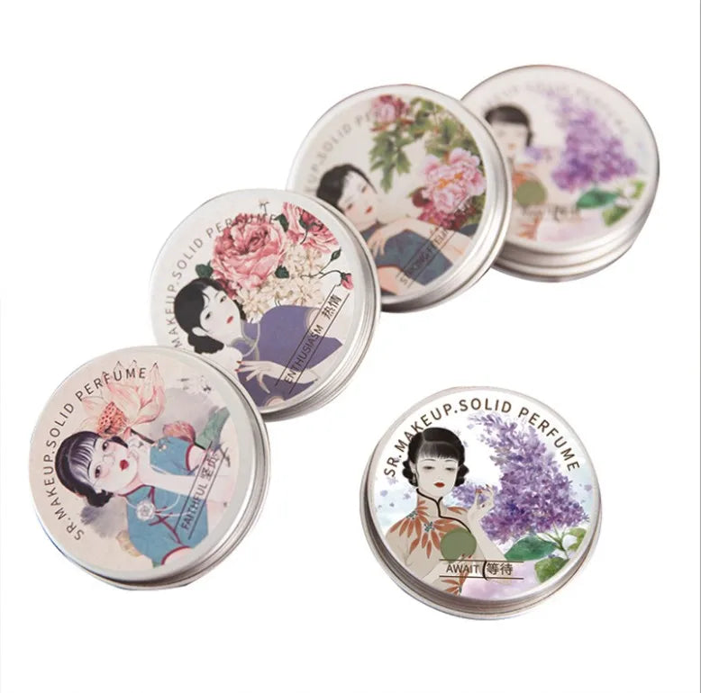 Wholesale Chinese Style Solid Perfume for Women Charming and Long Lasting Fragrance