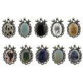 Wholesale New Design Fashion Jewelry Women Natural Oval Gem Stone Bird Shaped Pendant for Necklace
