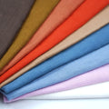 Garment Cloth Roll Korea Bulk Woven Solid Color Slub Shirt White Beige Natural Stonewashed 70 30 55 45 Blend Cotton Linen Fabric