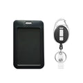 Hot Sell Hard Plastic ABS Material Slide Cover Working Card Student Retractable ID Card Name Badge Holder