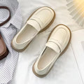 Myway Elegant Women's Gloss Fashion Flats PU Shoes Women Heels Ladies Flats