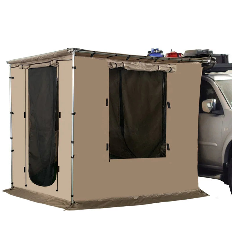 New Portable Overland 4 People Truck Side House Tent With Annex Room Retractable Car Side Awning Annex