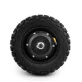 350W 10 Inch Electric Brushless Geared Hub Motor With Tubeless Off Road Tire Black Single Axle Engine