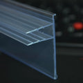 8mm Clip  Supermarket clear Plastic Product Shelf Talker Label Holder for Supermarket Shelf