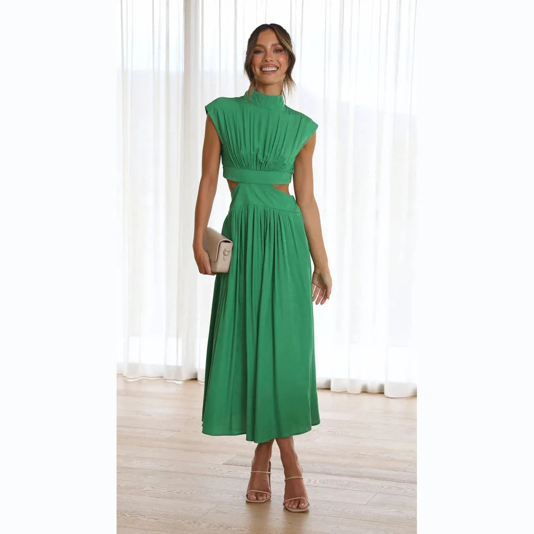 Wholesale Women Dresses Casual Summer High Quality Sexy Long Dresses Women Sleeveless