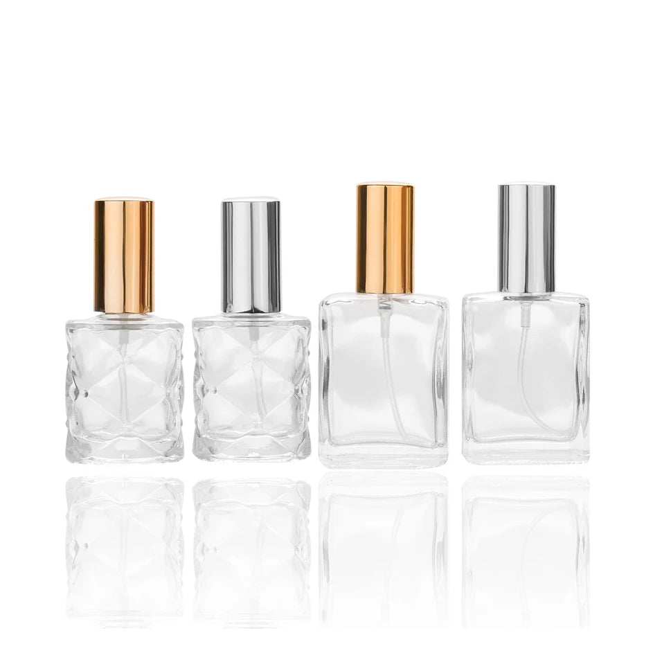 Online Customized Glass10-15 ml Spray Perfume Bottles and Box with Screen Printing