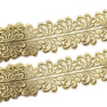 Single Border Knitted Non-elastic Hollow Out Polyester Lace Water-soluble Gold Clothing Decoration Accessories
