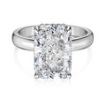 Dylam Fine Fashion Women Jewelry Wedding Band Sterling Silver 8A Crushed Iced Out Cut Cubic Zirconia Engagement Bridal Rings