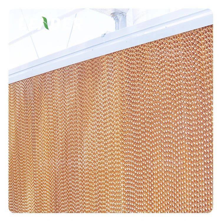 Greenhouse Galvanized Frame Exhaust Evaporative Cooling Pad for Poultry Farm