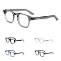 Square Transparent Grey Acetate Optical Frame Lunette De Soleil Customized Logo Eyeglasses Frames Unisex for Men and Women