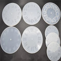 C-0176 Wall Clock Silicone Resin Mold for Epoxy Resin Craft C-0181