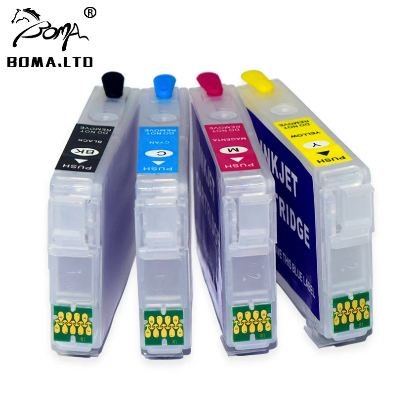 America 288XL T2881-T2884 Refillable Ink Cartridge for Epson Expression Home XP-330 XP-340 XP-430 XP-434 XP-440 XP-446 Printers