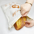 Organic Cotton Eco-Friendly Bread Storage Bag Reusable Folding Style Food Safe Storage Solution Shopping