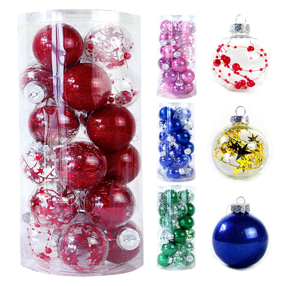 Popular Christmas Tree Balls 6 cm Christmas Ornaments Ball for Wedding Party Ornaments