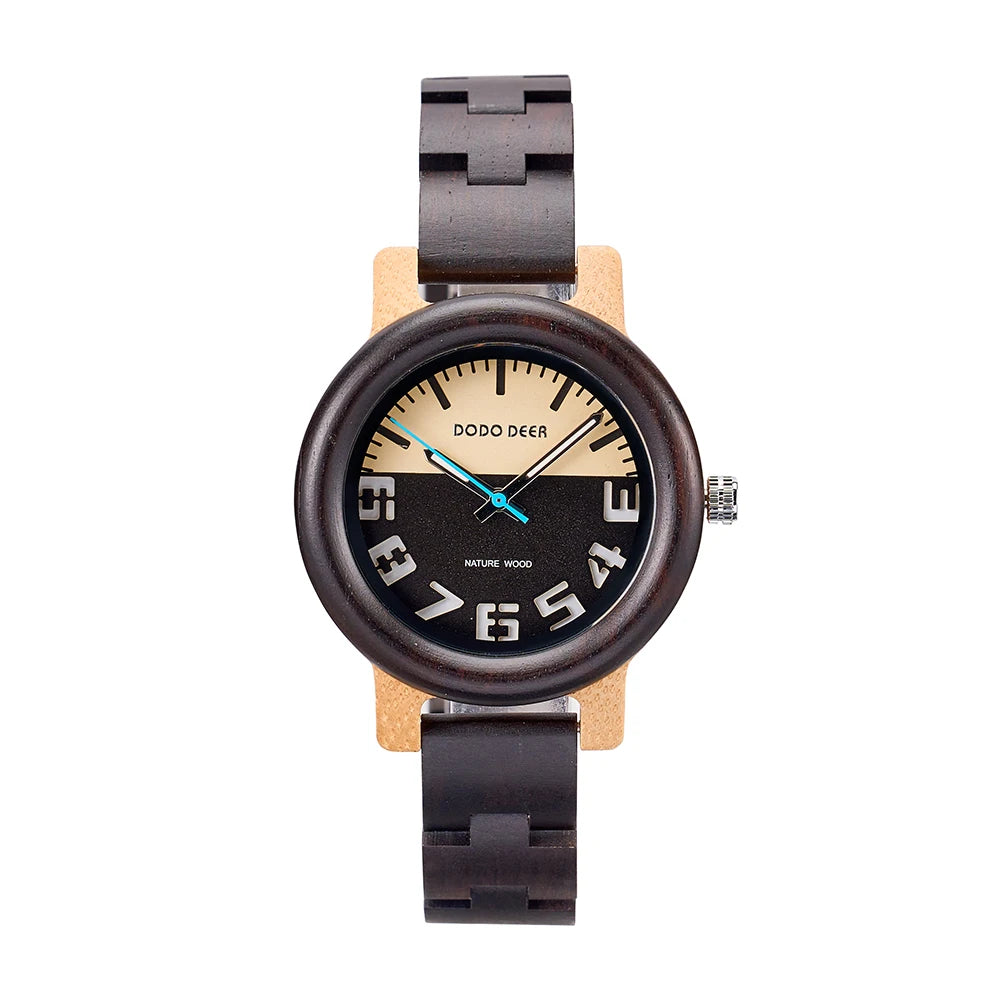 DODO DEER Oem Logo Wholesale Watches New Wood Watch 2026 for Women