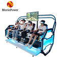 Earn Money VR Theme Park 9D VR Multi Players Cinema With Roller Coaster for 4 People VR Games Simulator