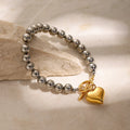 New Trendy INS 18K Gold Plated Stainless Steel Jewelry Butterfly Full Cubic Zirconia Tennis Chain Bracelet for Women and Men